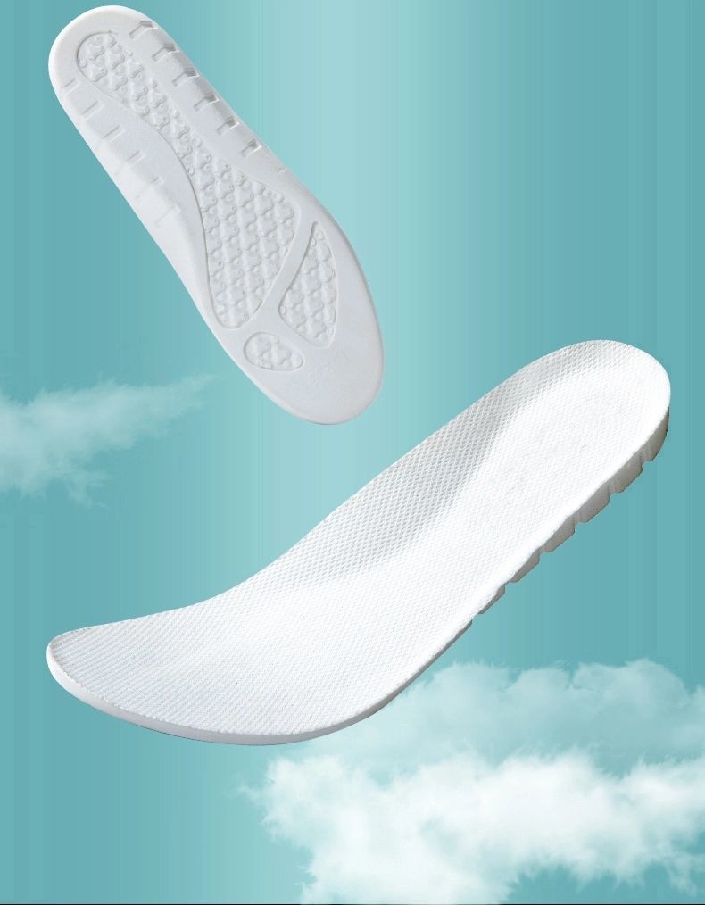 现货速发运动硅胶鞋垫男女士透气吸汗军训加厚减震跑步回弹鞋垫软底1