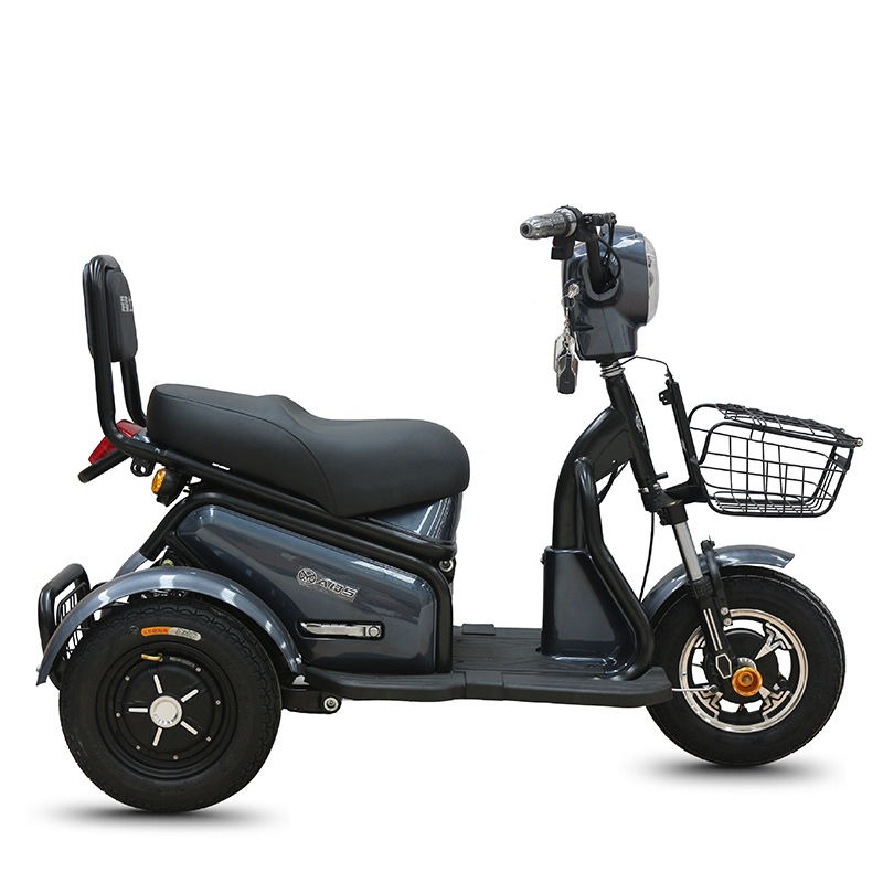 小刀新国标电动三轮车 电动三轮车男女生同款电瓶车接孩子电动车进