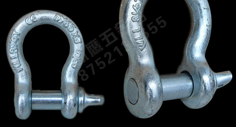 1新款t-55t吨卡环卡扣国标弓形美式高强度弓型卸扣g209 3.