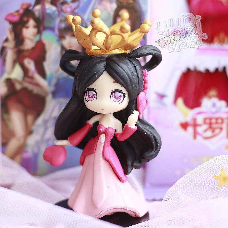 动漫周边叶罗丽夜萝莉精灵女孩一套盲盒可爱公主蛋糕装饰摆件无包装一