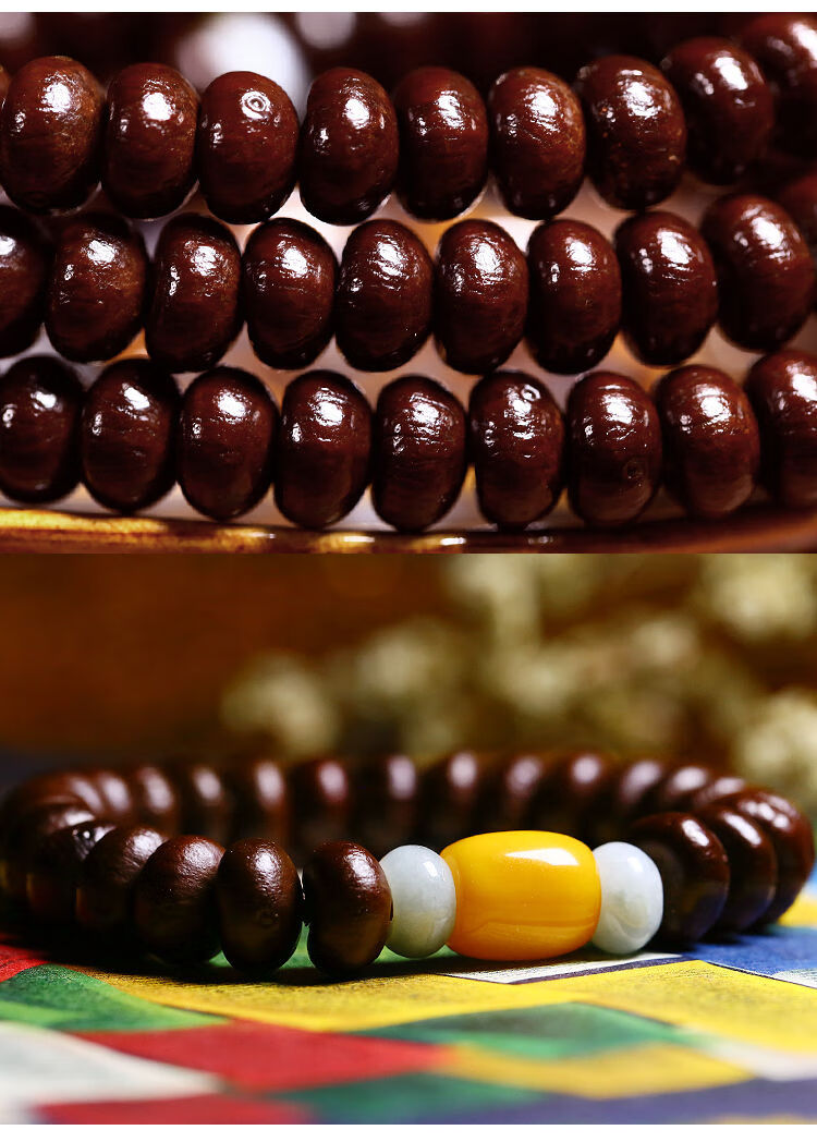 巧俪珠宝紫金钵盂菩提手串男女蜜蜡配饰文玩佛珠手链11mm精品紫金钵盂