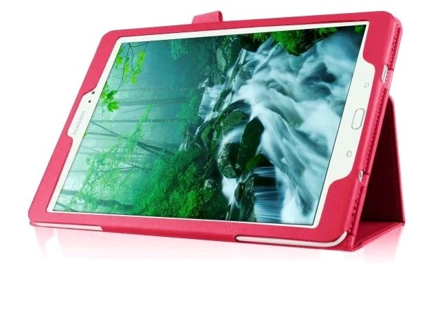 s4平板保护套sm-t830皮套t835翻盖支架t837v摔外壳 深蓝 三星t500/t