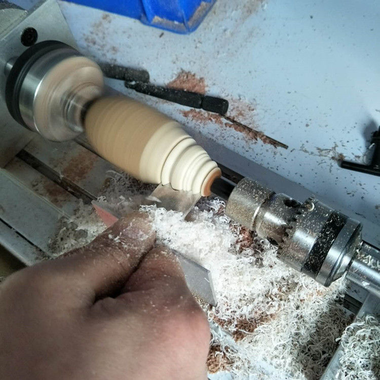 diy木工车床钻孔尾座佛珠车床顶针车床配件旋转顶针活顶针可伸缩中心