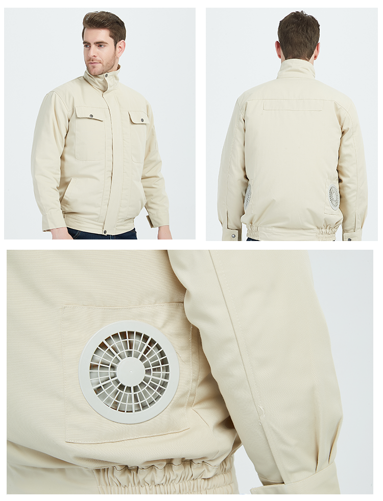 水循环全棉加厚防烫耐磨空调服带的衣服防暑降温制冷服阻燃工作服男