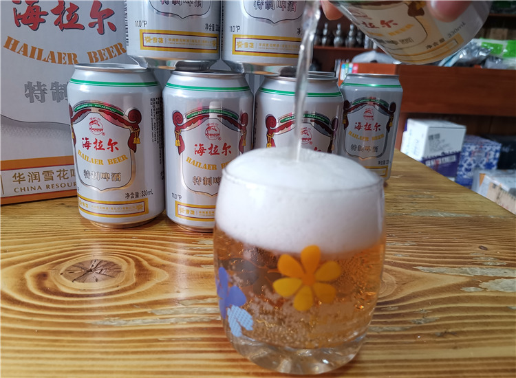 海拉尔啤酒 330ml*24罐 呼伦贝尔碑酒装整箱啤酒 装整箱啤酒【图片