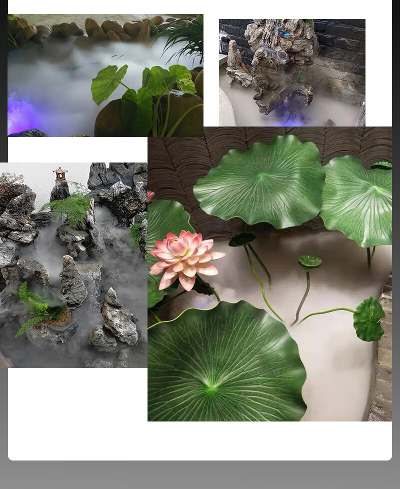 超声波雾化器水景造雾器鱼池雾化头水雾喷雾器景观造景水池烟雾 防水