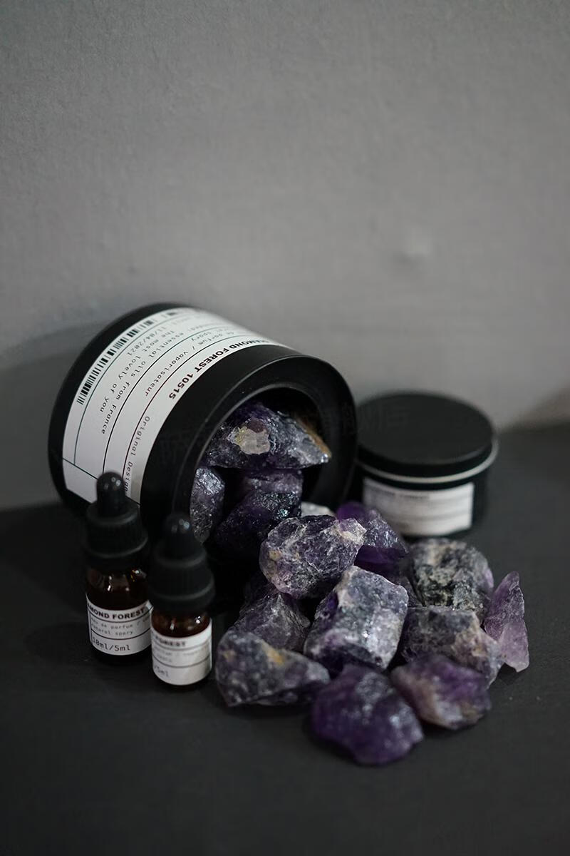 2021新款香薰石 钻石森林无火香熏家用香氛室内水晶石持久扩香石车载