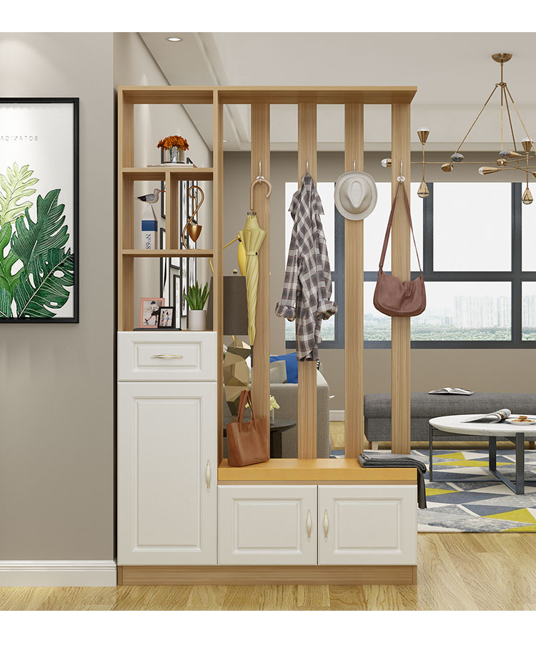 入户玄关柜鞋柜一体屏风隔断简约现代进门客厅间厅柜轻奢双面柜子新款