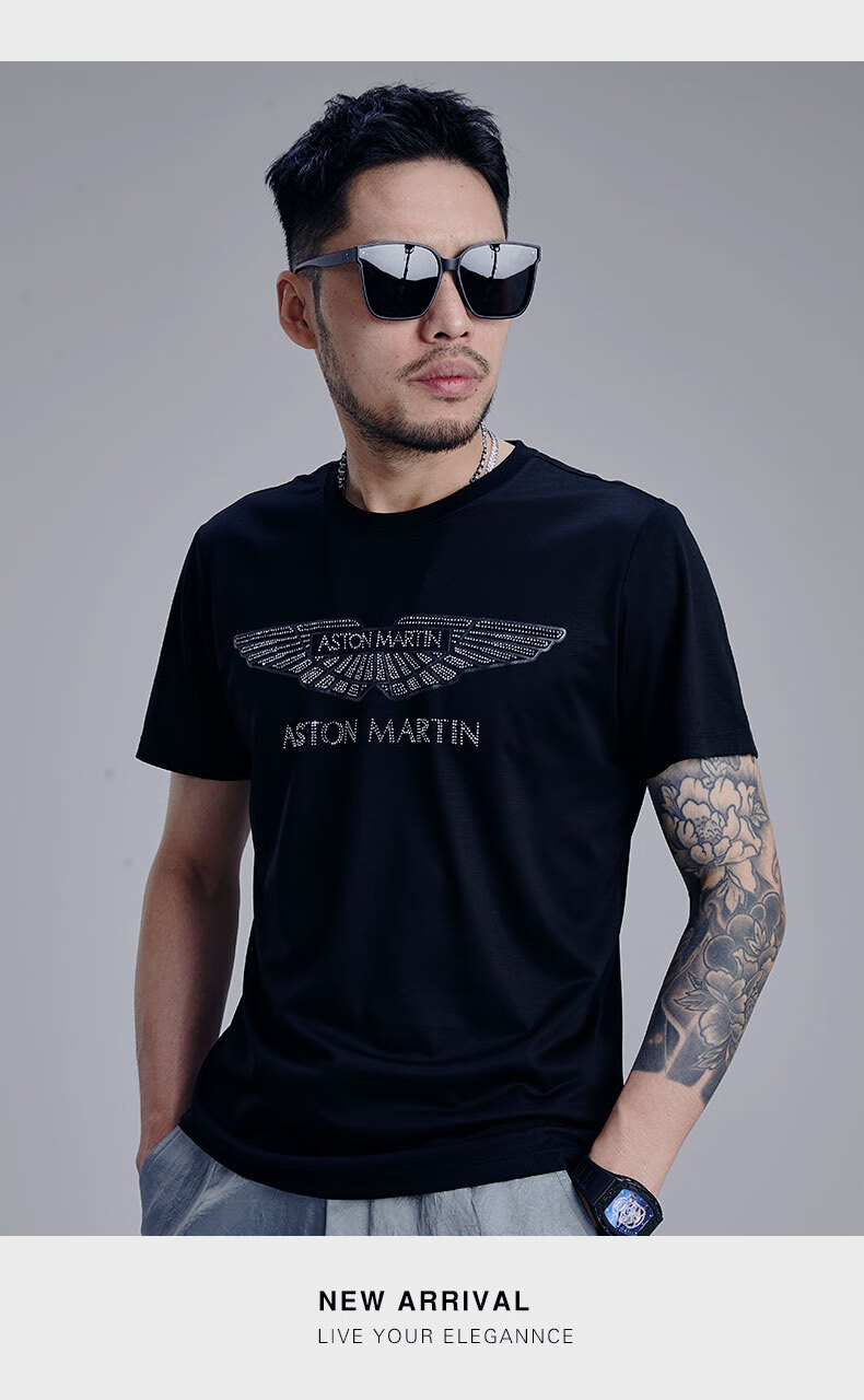 阿斯顿马丁aston martinaston martin/圆领t恤ky1925霜魄 白色 48(100