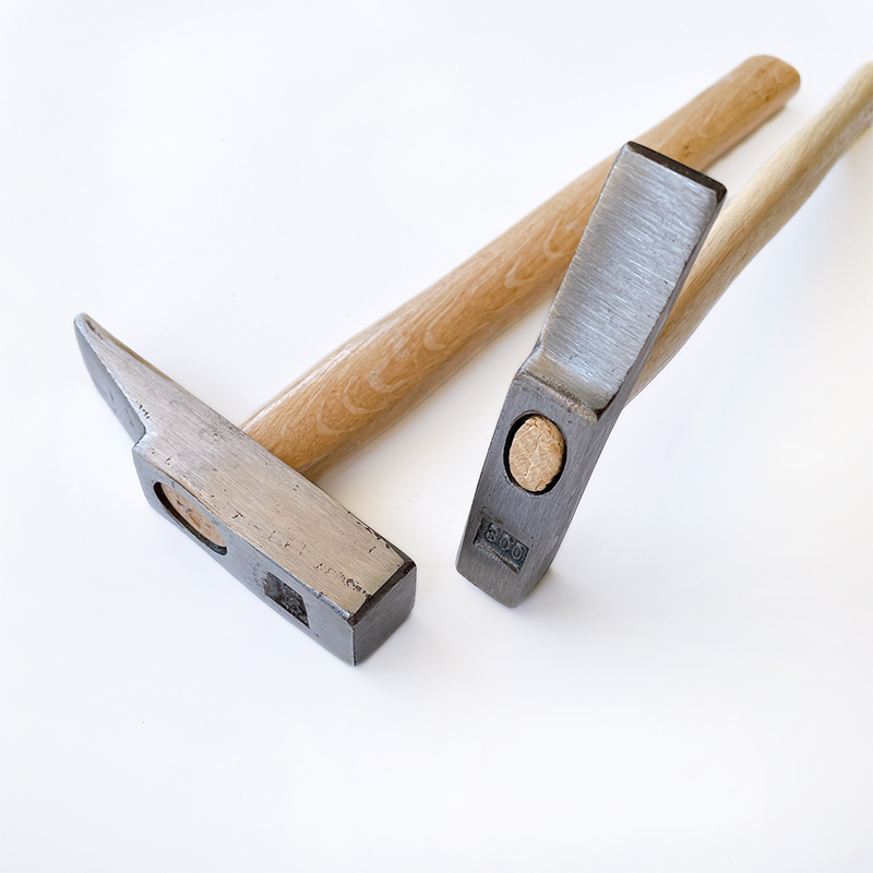 鸭嘴锤白铁锤尖扁锤钣金钳工锤铁榔头机修手锤子手动工具型号200鸭嘴