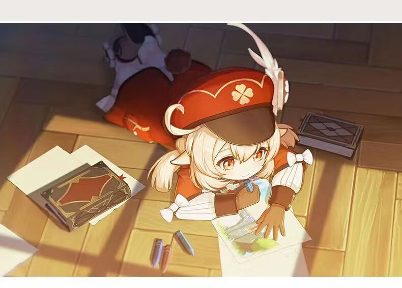 原神蹦蹦玩偶抱枕可莉蹦蹦玩偶嘟嘟可挂件钥匙扣史莱姆公仔co毛绒玩具