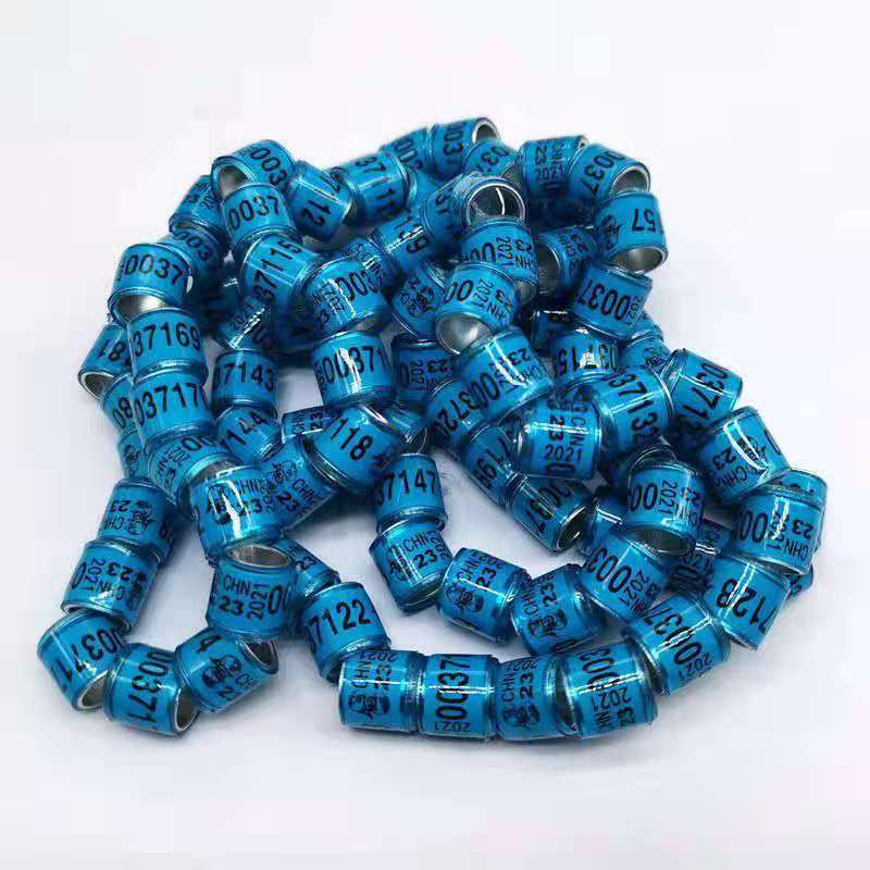 鸽子脚环鸽子用品用具信鸽足环赛鸽环2021年国内统一仿真环 21年【10