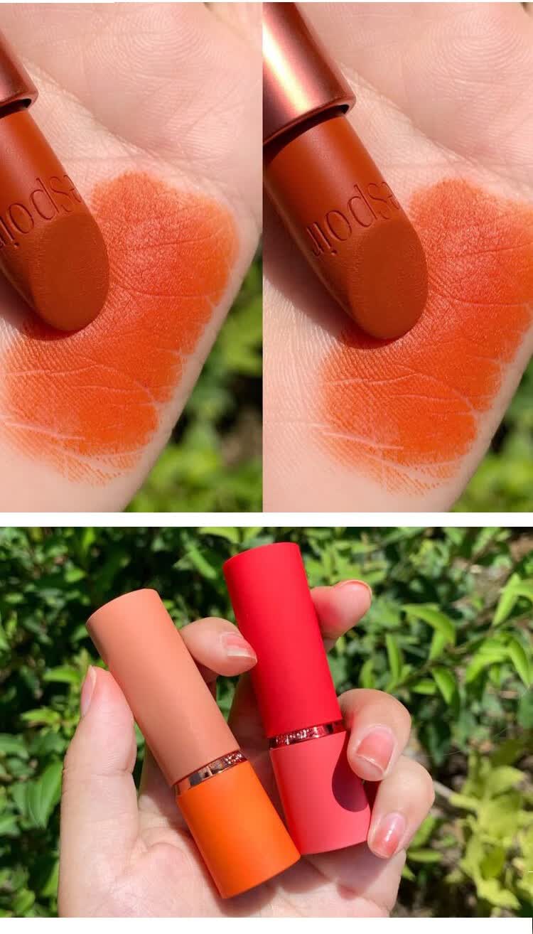 口红唇膏orange橘色胡萝卜色女团色red vibe显白 #rd205 red brick