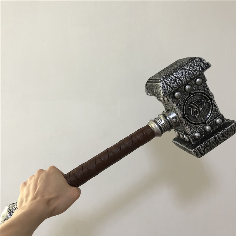 万代雷神之锤子1:1cos道具复仇者联盟4漫威英雄周边电影视道具儿童