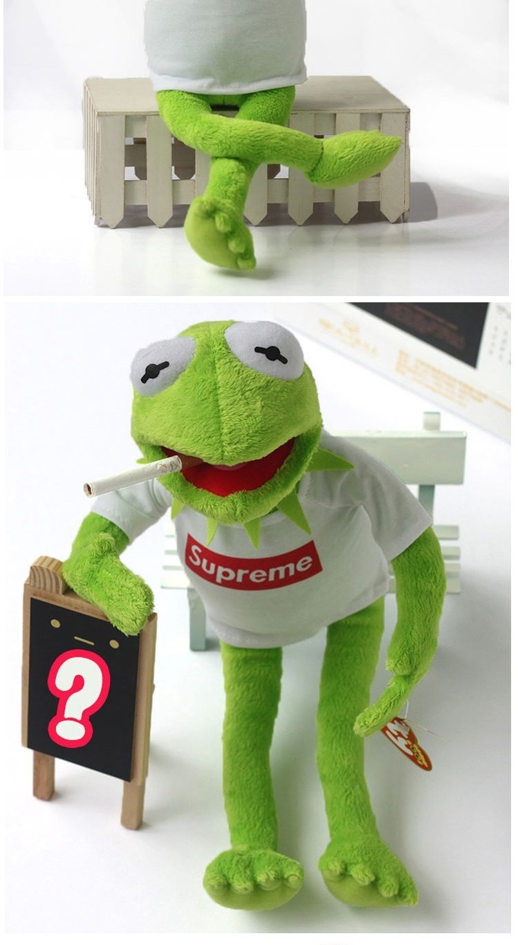 青蛙公仔旅行芝麻街长腿青蛙挂件公仔kermit科密特青蛙玩偶科米蛙自闭