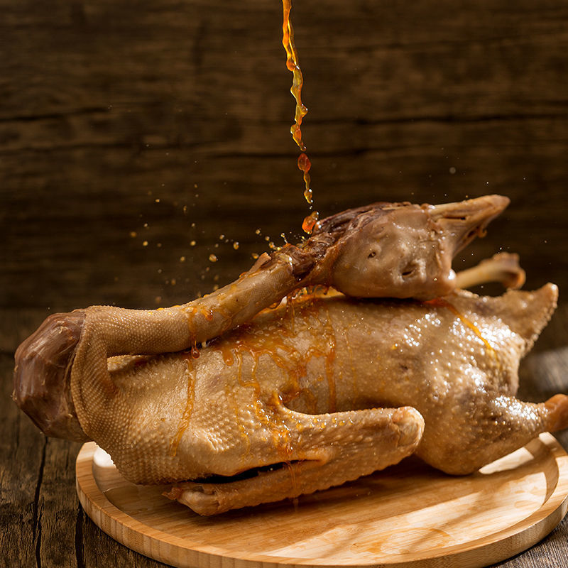 盐水鹅咸水鹅老鹅卤鹅鹅肉整只现卤即食卤味熟食下酒菜 盐水老鹅1000g