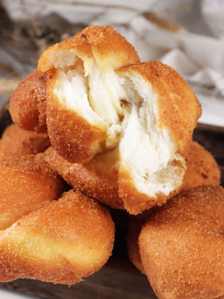 麻花老式肉松蛋黄馅儿美食芝士烘焙手撕大麻花酸奶爆浆夹心麻花3个