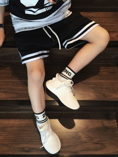 男童夏季短裤314岁小男孩夏天穿的薄款潮流条纹裤子儿童中大童款韩版