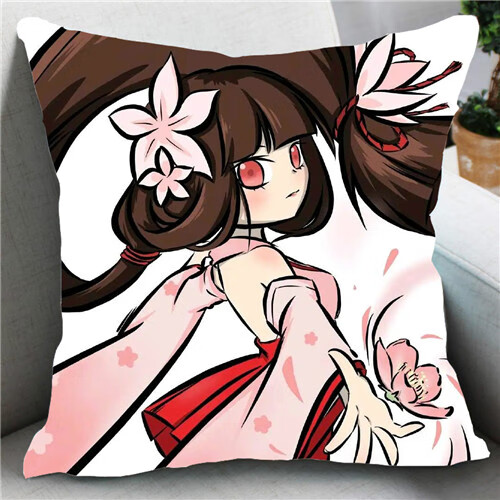 忍者必须死3抱枕套双面含芯小黑女仆琳阿力苍牙diy礼物两用靠垫02高级