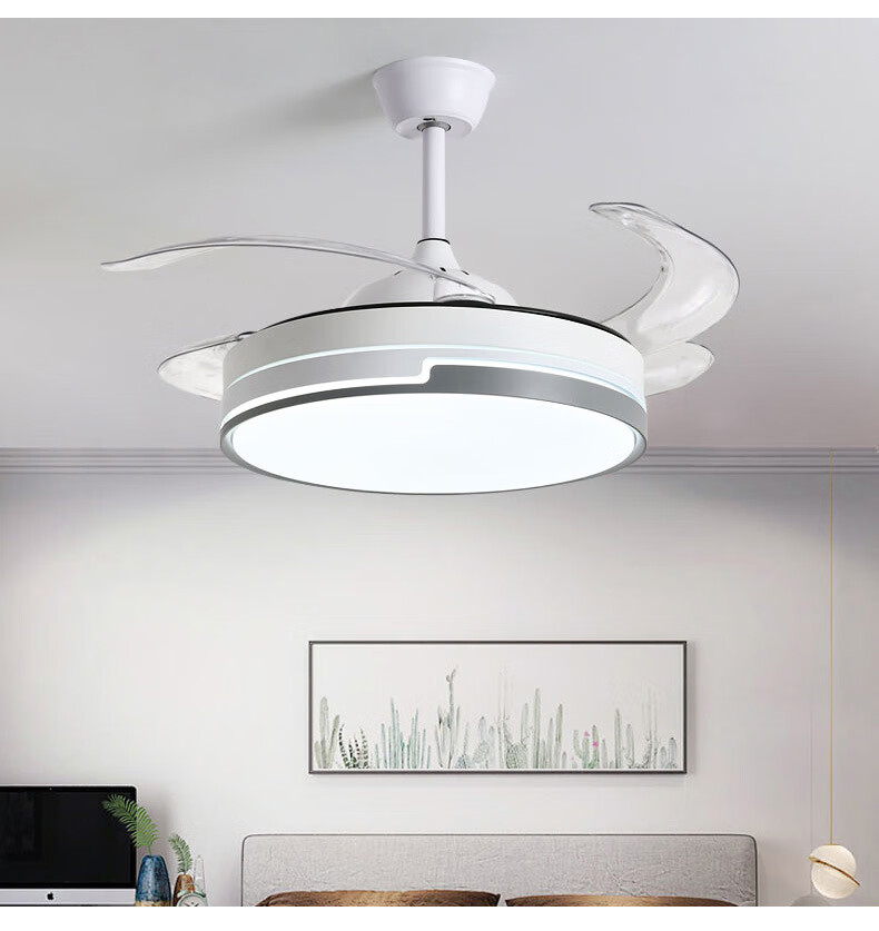 松下(panasonic)餐厅风扇灯现代简约隐形智能六档变频卧室客厅吊扇灯