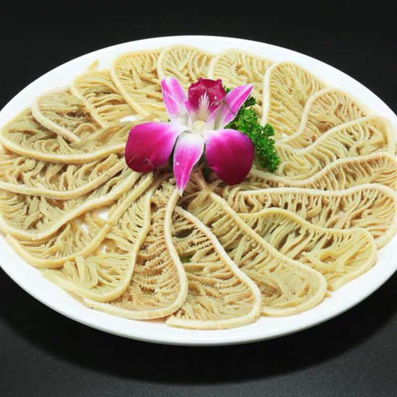 恬女神水煮白千层肚厂家供应牛百叶自助餐火锅食材散装摆盘批发 2斤