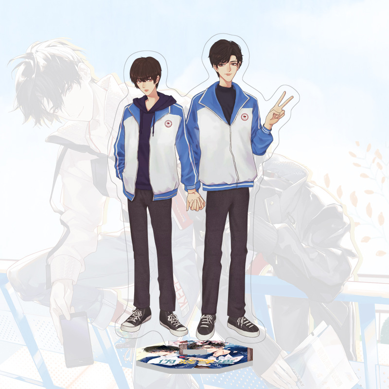 动漫大立牌 伪装学渣 东楼贺朝西楼谢俞周边 人形亚克力立牌摆件 伪装