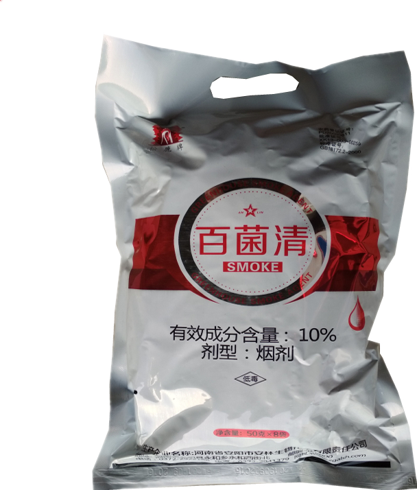 10百菌清大棚黄瓜白粉霜霉病剂烟剂烟雾烟熏剂400g400g