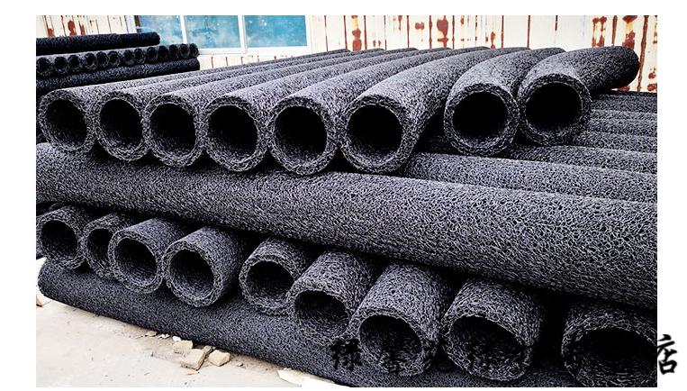 塑料盲管盲沟管土工布硬式透水管排水暗沟暗管方形矩形渗水疏水管