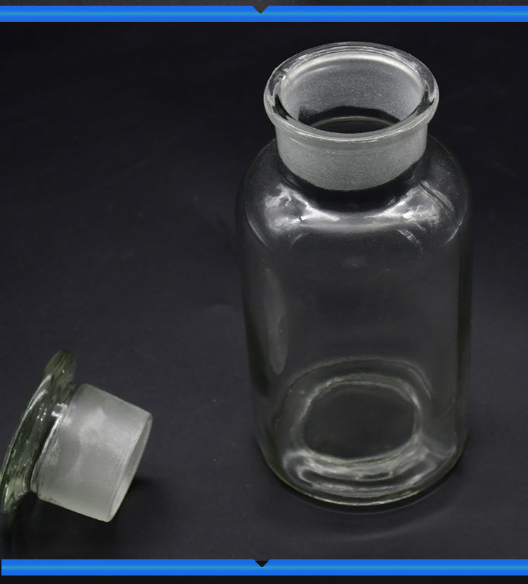 【精选】白大口瓶白色广口瓶白大口试剂瓶白色磨口试剂瓶彩虹鸟 白色