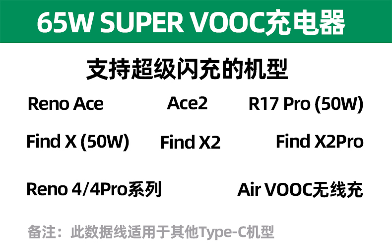 德拉博适用oppor17充电器oppo65w充电器头reno6proreno5proreno收藏加