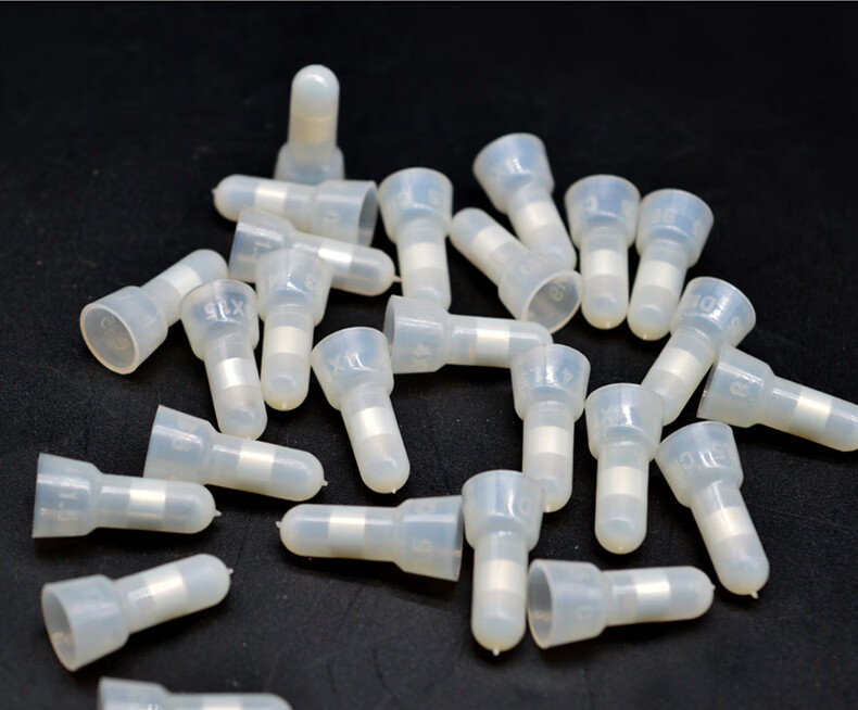并线帽Φ4安全型压线帽接线端子尼龙奶嘴帽1000只铜芯jym345678sn