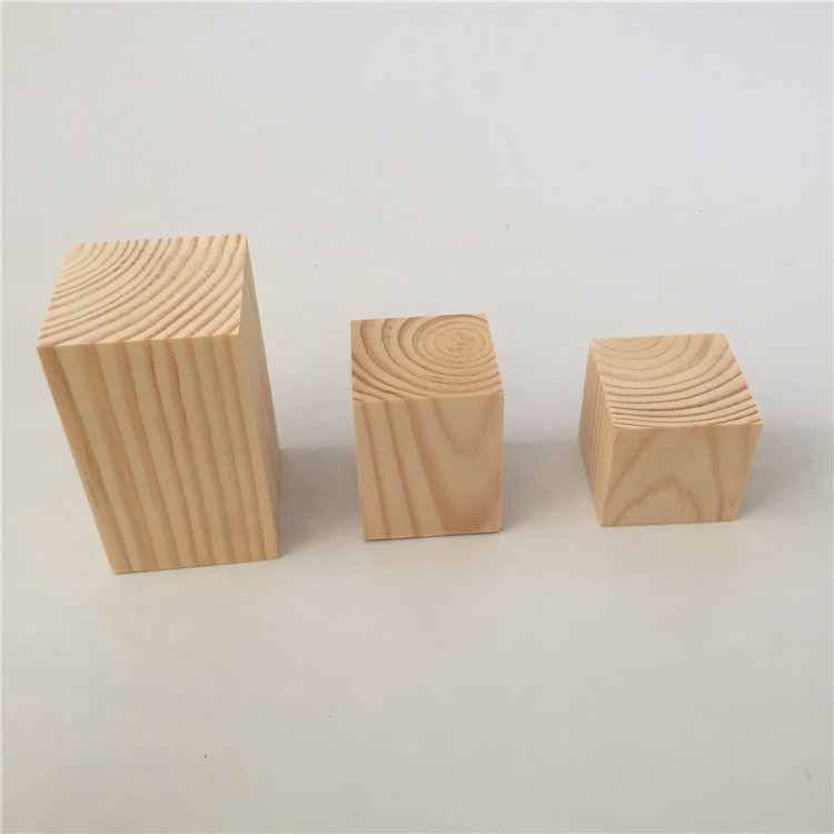 原木头正方体木块垫木小方料垫高硬木实木方块方条木条床加高增高66
