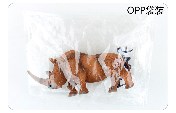 犀牛仿真模型仿真野生动物园公母犀牛树脂摆件玩偶礼物小犀牛灰