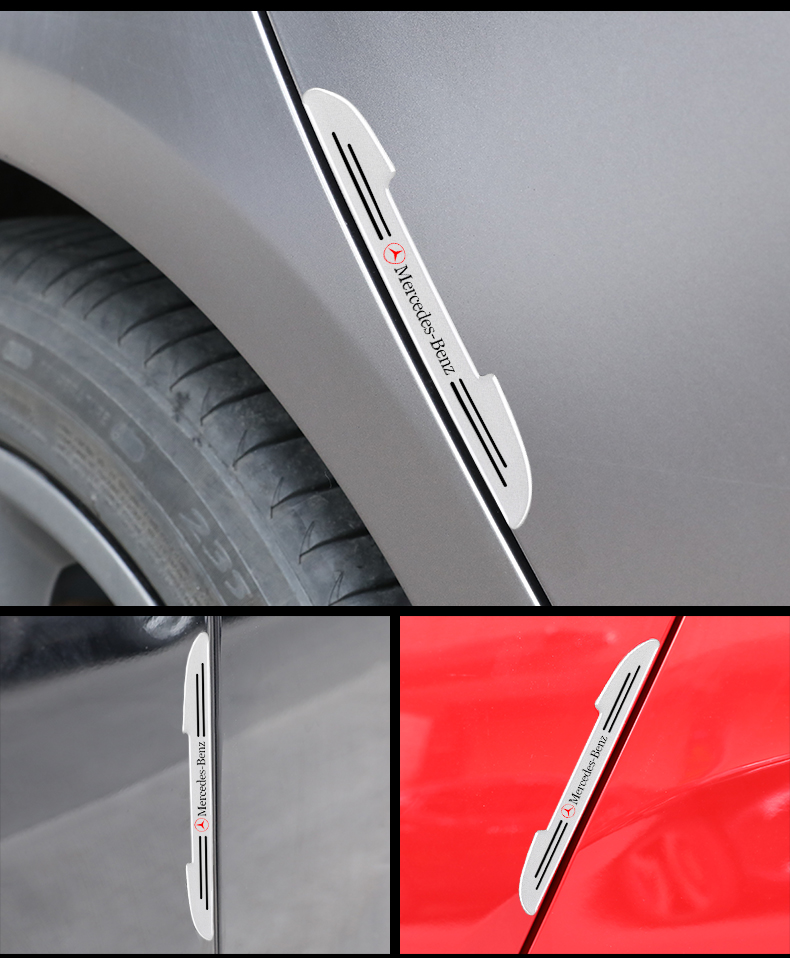 路虎揽胜星脉极光发现45运动版卫士汽车车门边隐形透明反光防撞条路虎