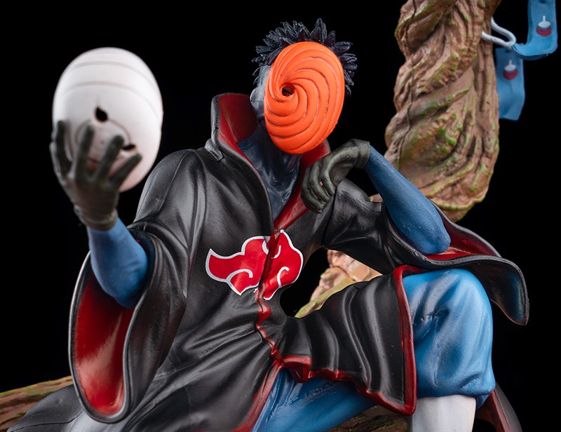 【品质好货】火影忍者 宇智波带土阿飞双头雕gk晓组织大型手办模型