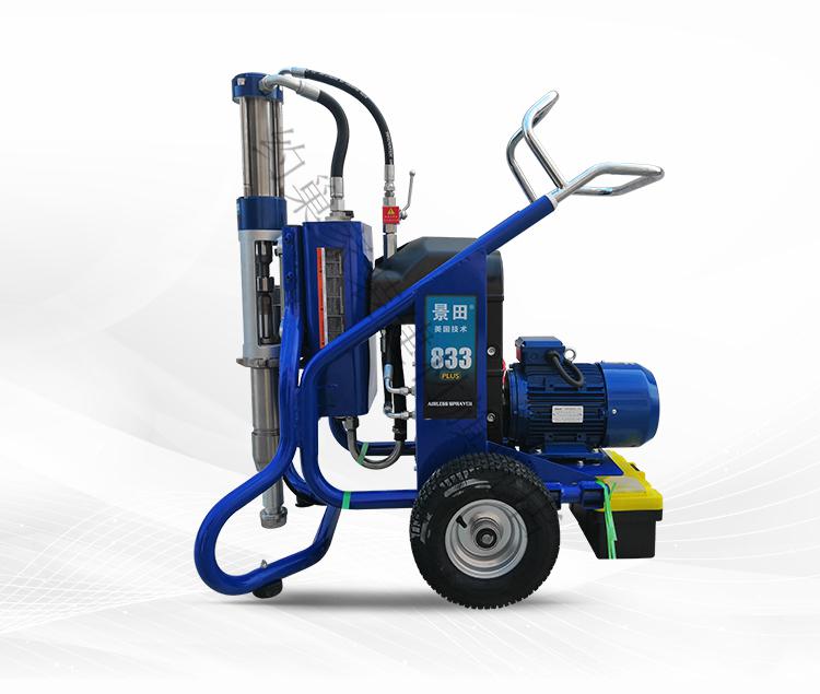 粉喷涂机家用大功率钢结构聚氨酯防水火涂料喷漆机hc970电动汽油可选