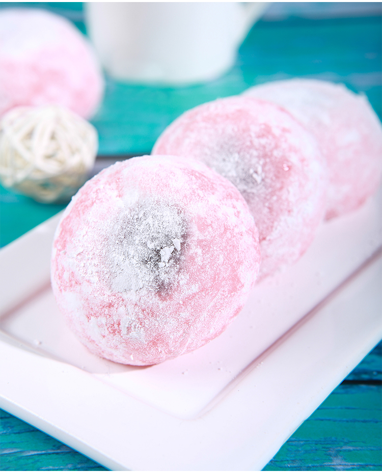 顶喜皮阿糯米糍雪糕香草味冰淇淋皮阿诺雪丸子网红冰糕樱花草莓味60个
