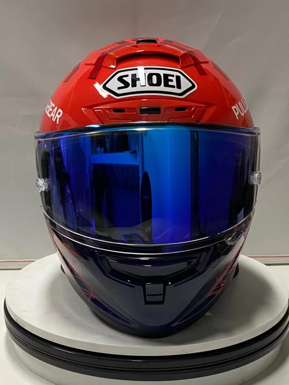 shoei x14 红蚂蚁二代 头盔机车摩托全盔男女休一防摔街道骑行 m码