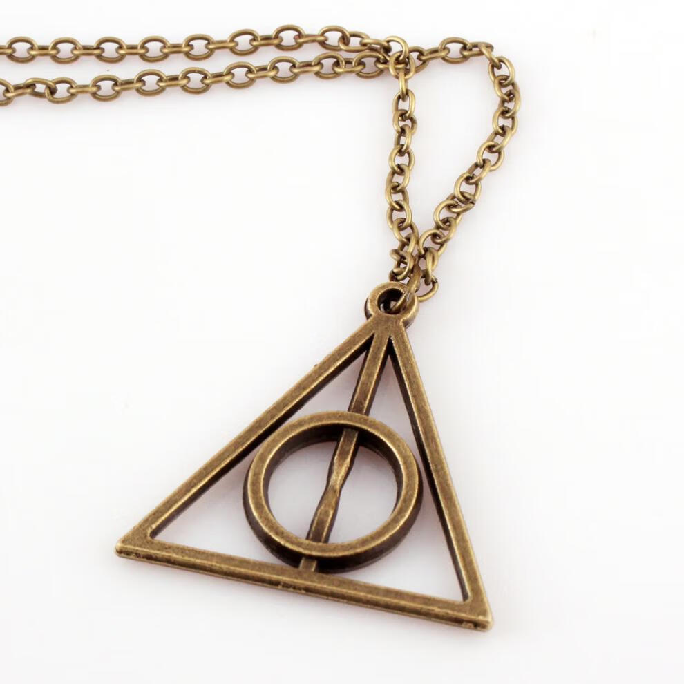 哈利波特周边项链死亡圣器时间转换器魂器红宝石药剂魔法项链吊坠金