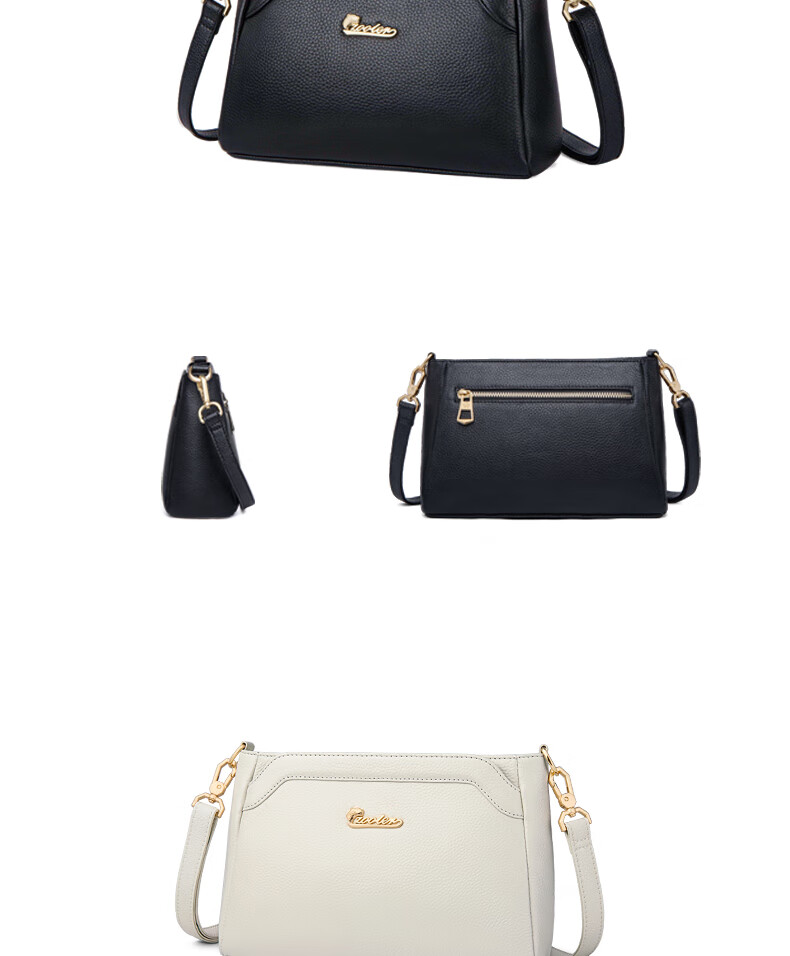 情人节礼物朱尔包包女包高级感头层牛皮单肩包女牛皮女包新款时尚简约