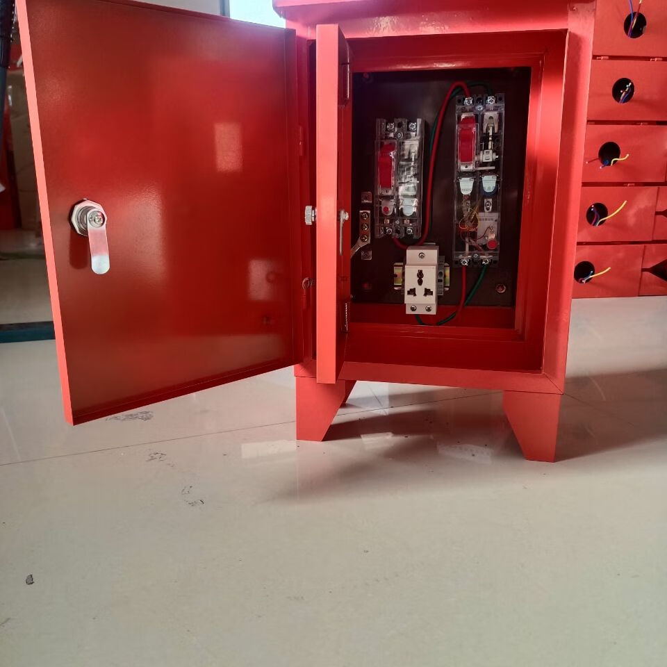 工地配电箱双门工地配电箱户外三级型漏电移动手提内外门配电箱40a63a