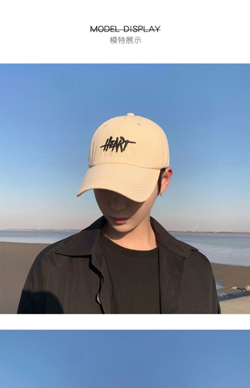 苛鱼 滕讯体育同款鸭舌帽男ins潮流潮夏季遮阳帽太阳帽防晒男生棒球帽