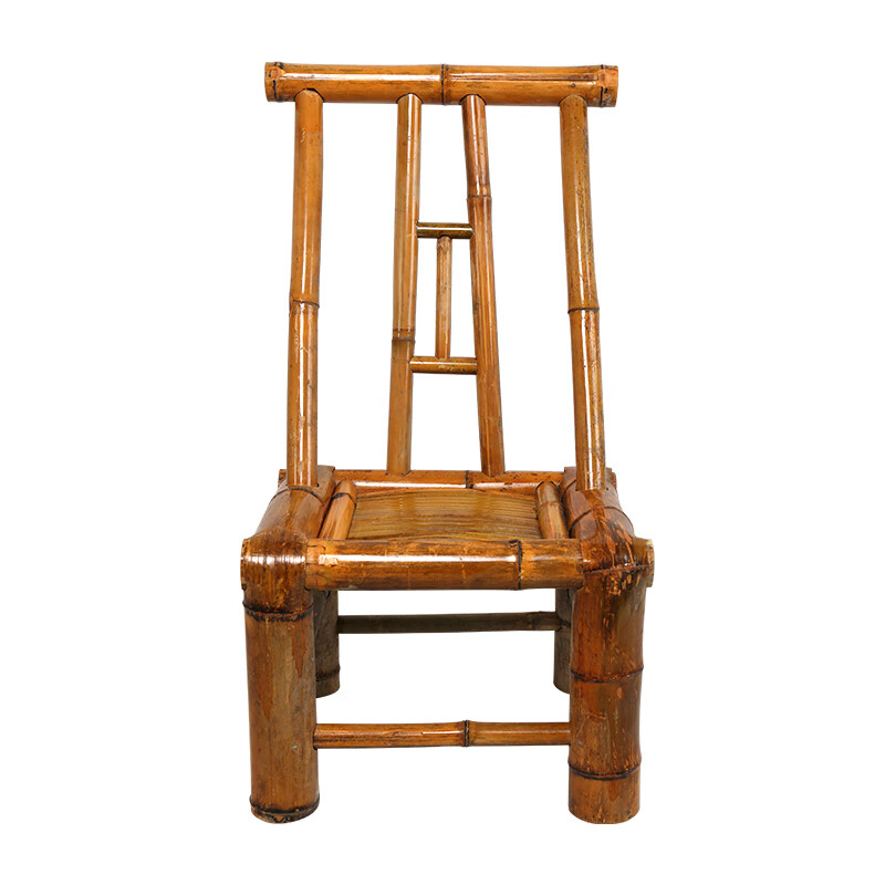 传统手工竹椅子靠背椅明清中式摄影坐椅家用休闲复古天然花园竹椅