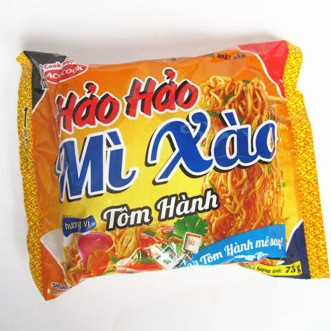 橙伯乐 越南方便面haohao 30袋*75g 整箱 好好方便面 酸辣虾排骨泡面