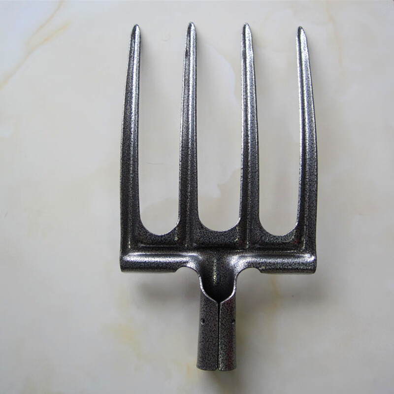 四齿叉子松土翻地神器深翻锰钢锻打挖荸荠马蹄红薯山药姜开荒家用