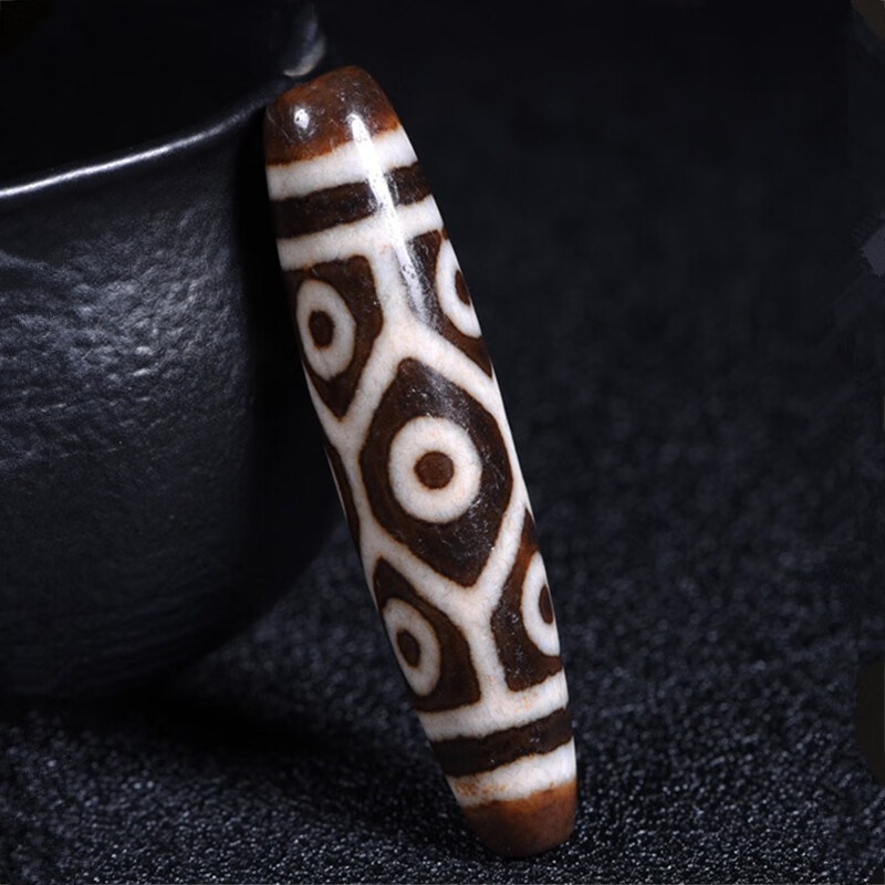 精品老料玛瑙龟甲九眼天珠西藏真品九眼天珠玛瑙大圆满千年至纯老料