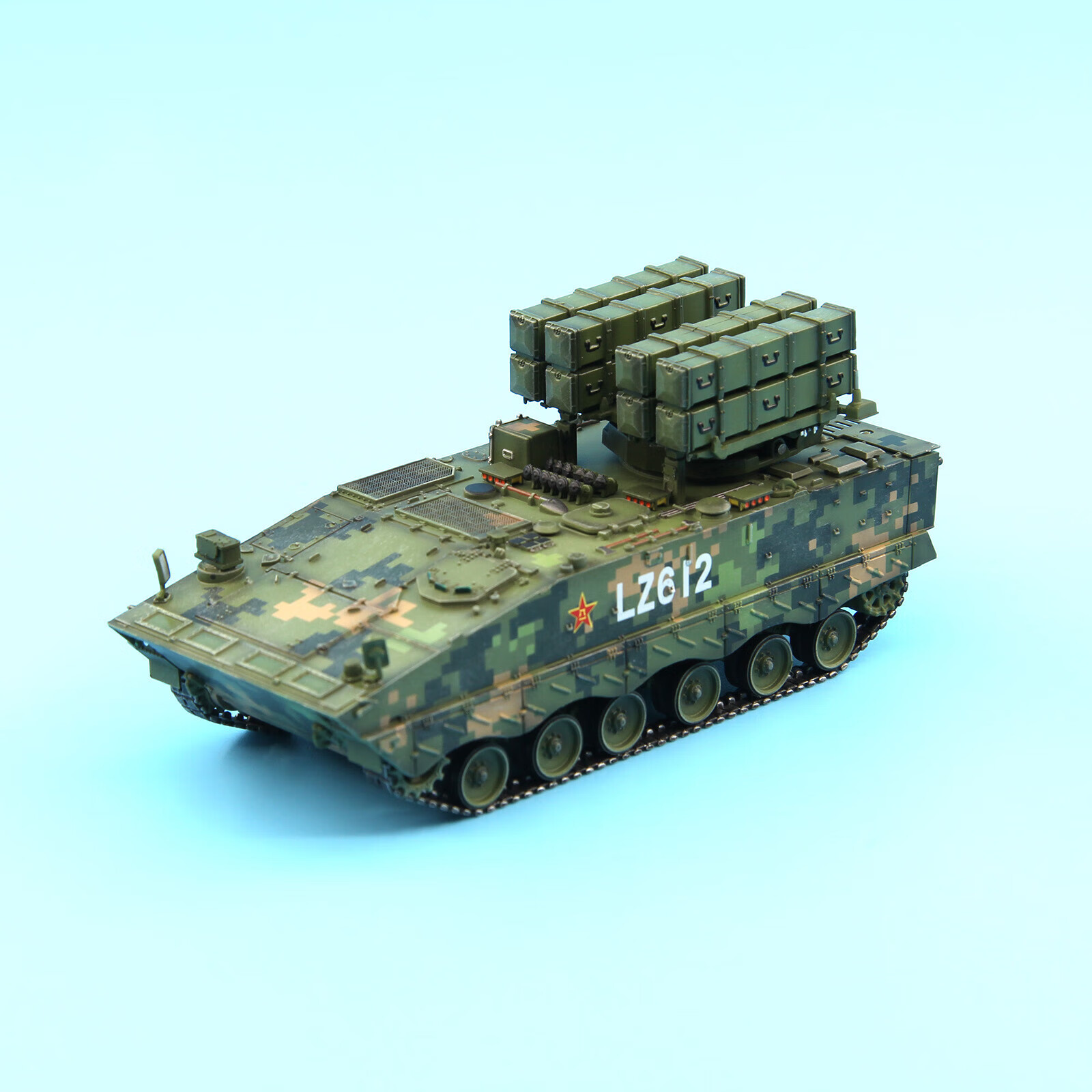 红箭10反坦克导弹发射车模型仿真合金成品模型静态摆件多种涂装 1:72