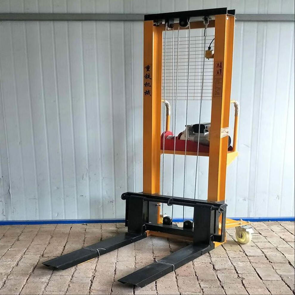 搬运机起重机电动叉车堆高车装卸车1吨2吨升降车升高搬运车上砖机手动