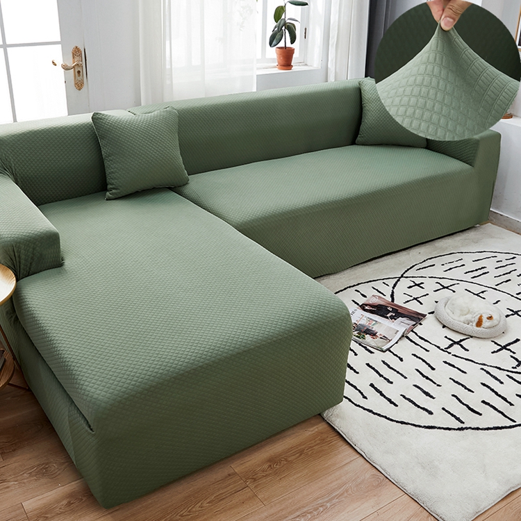 2022年新款沙发套罩全包订做 加厚弹力沙发套罩包套子防猫抓白色垫巾