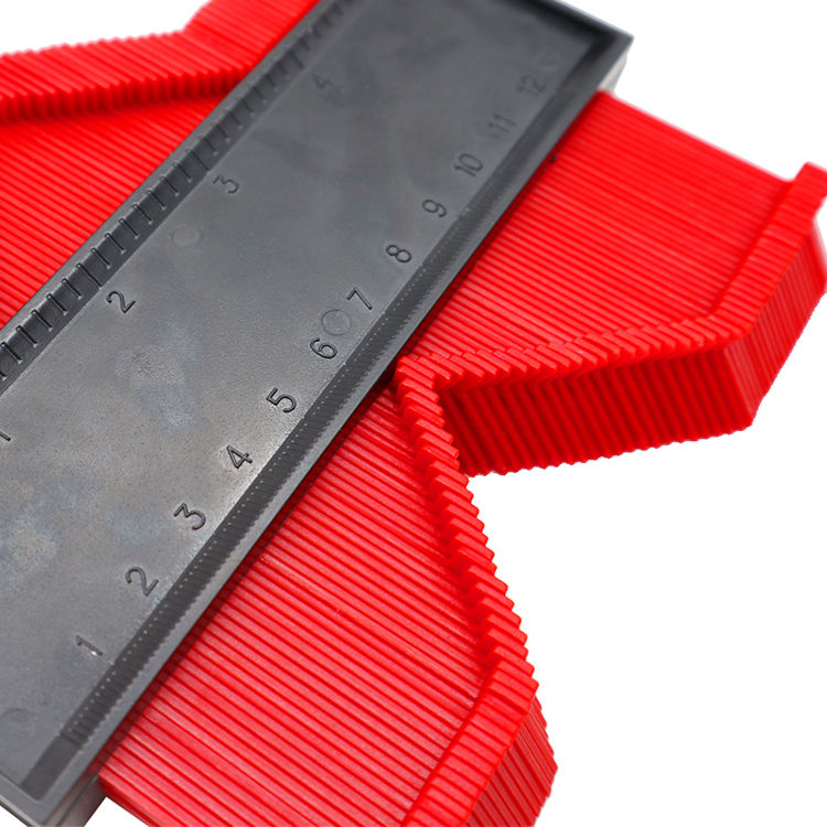 取型器仿形规取弧度尺木工石材汽车不规则形状轮廓多功能量具5寸金属